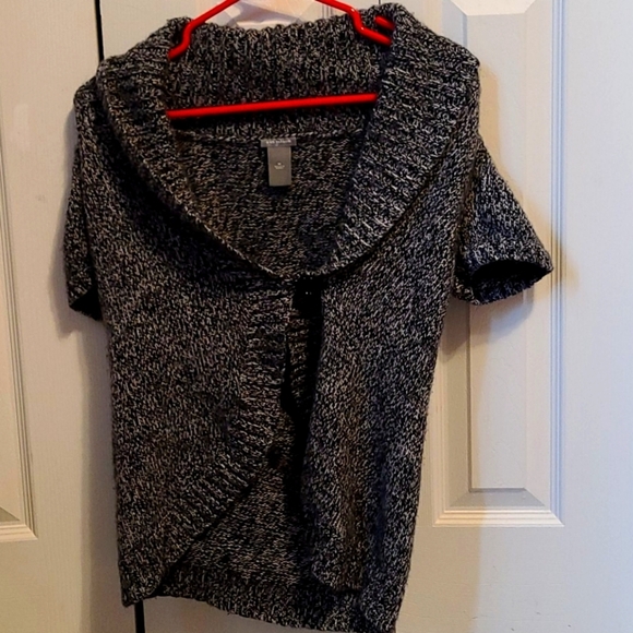 B40- Ann Taylor- medium, womens blouse black - Picture 1 of 3